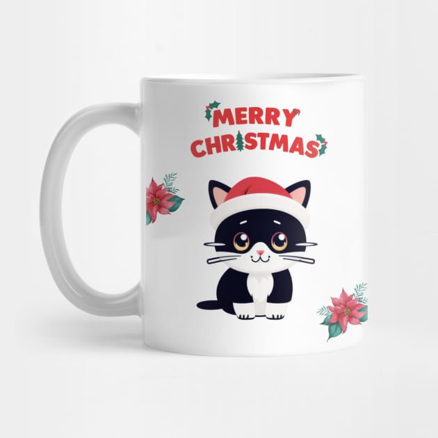 cat christmas by Cat Lover Store